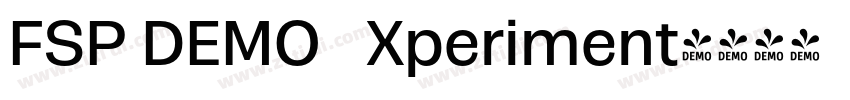 FSP DEMO   Xperiment字体转换